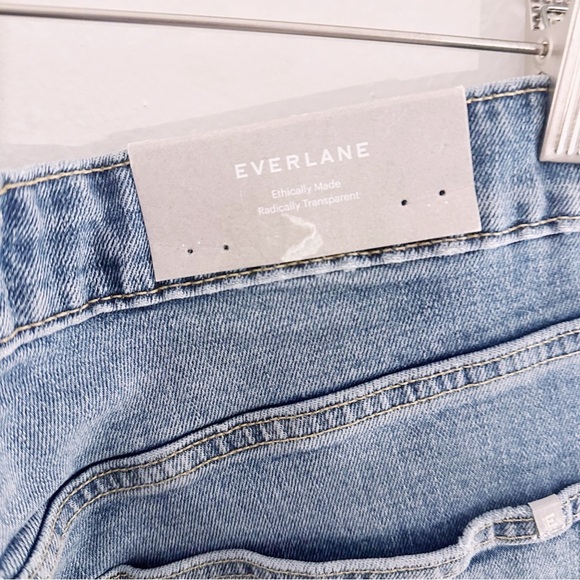 Everlane The Curvy Cheeky Jean Straight High Rise Cropped Denim NWT - Picture 4 of 8